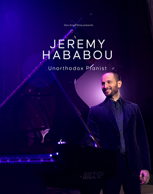 Jeremy Hababou - Unorthodox Pianist - Palais des Glaces, Paris